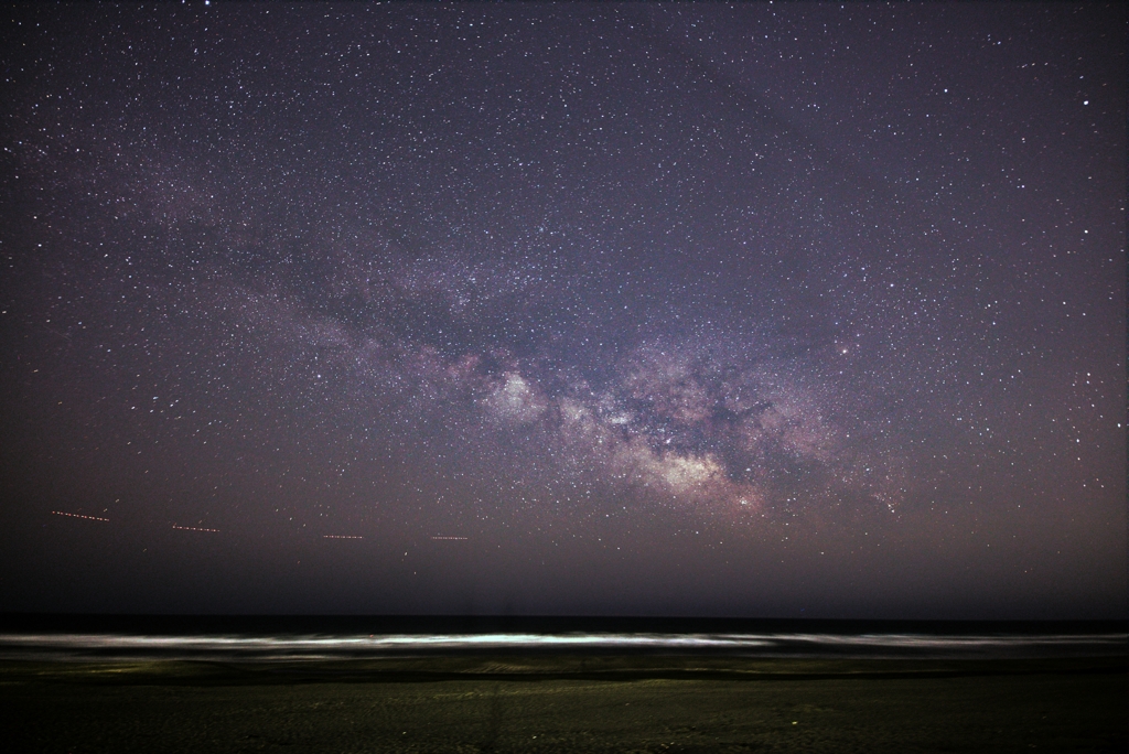 milky way at kujyukuri beach