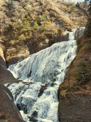 water fall of fukuroda on Jan,30 2026
