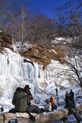 Icefall in mt.akagisan at 12:19 Jan,18 2
