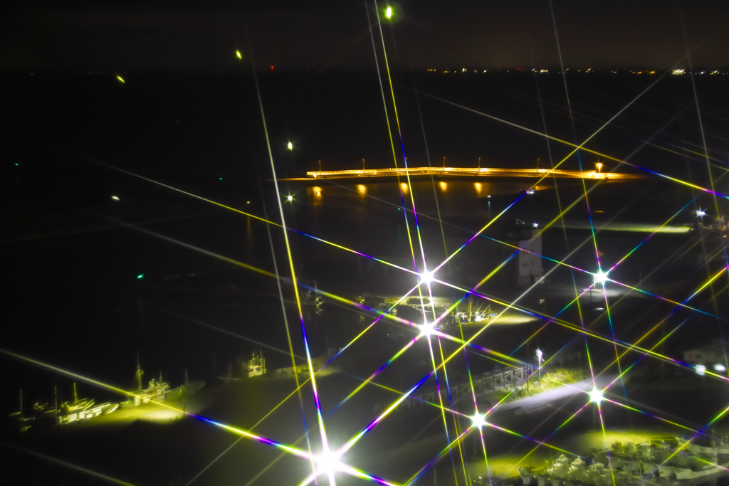 iioka fishing port at 21:37 Sep 2022