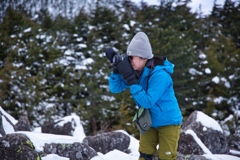 shirakoma lake at 9:35 Dec,21 2024