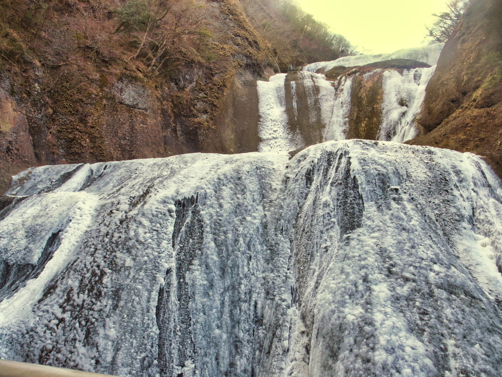 water fall of fukuroda on Jan,30 2026