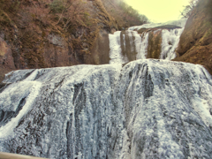 water fall of fukuroda on Jan,30 2026