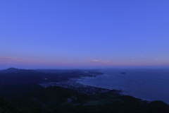 hota fishing port from top of mt.nokogir