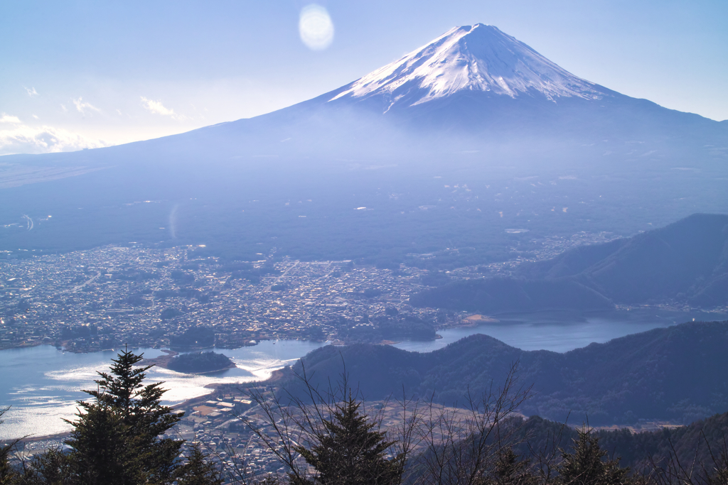 twin terrace & mt.kurodake at 10:57 Dec,