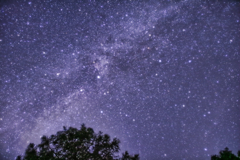 milky way on sakuradaira parking area