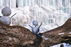 Icefall in mt.akagisan at 12:20 Jan,18 2