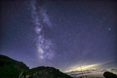 milky way on mt.ioudake