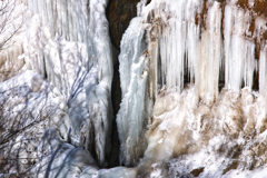 Icefall in mt.akagisan at 12:00 Jan,18 2