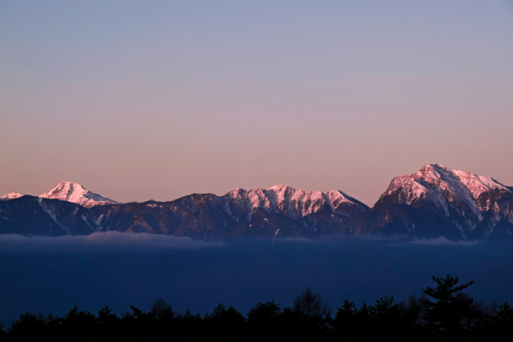 south alps at 5:57 16,Mar 2023