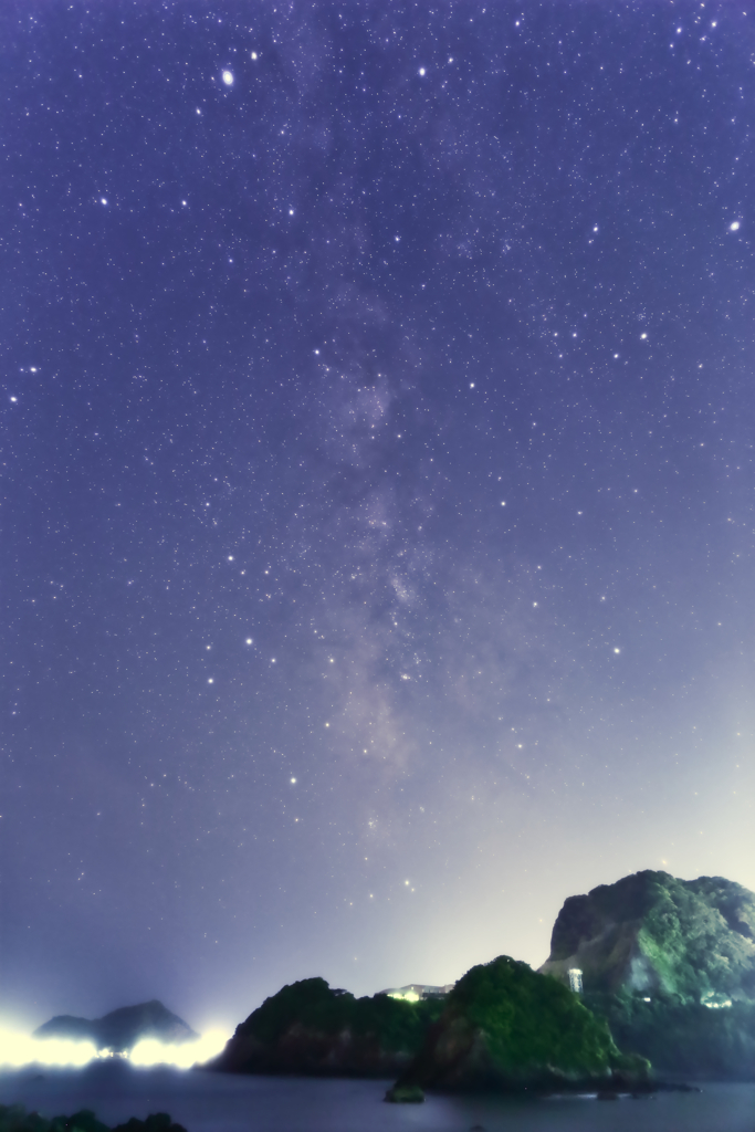 milky way at kamogawa matsushima