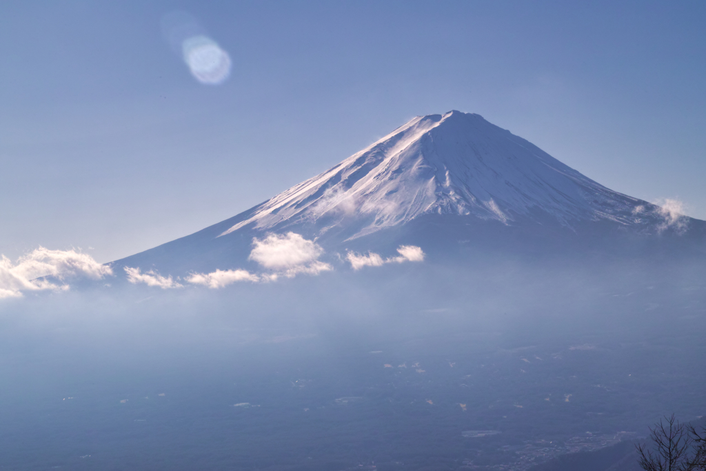 twin terrace & mt.kurodake at 10:08 Dec,