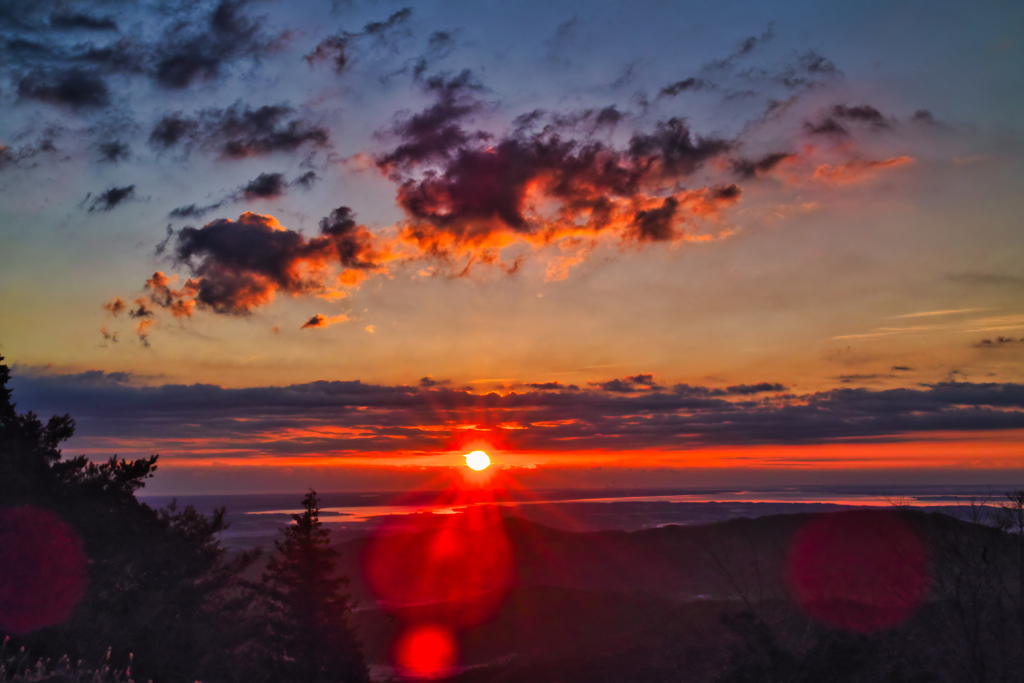 sunrise in mt.tsukuba at 6:55 Dec,31 202
