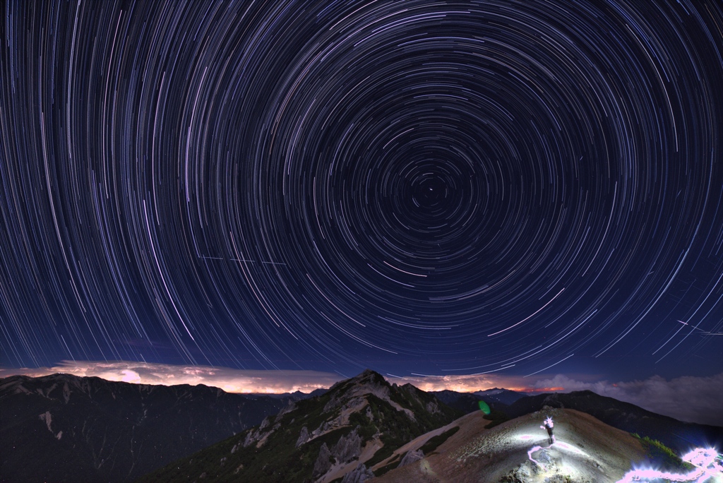 spining stars of mt.tsubakuro
