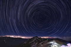 spining stars of mt.tsubakuro