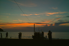 haraoka pier at 18:21 27,Aug 2022