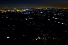night view at 5:56PM on Mt.Tsukuba