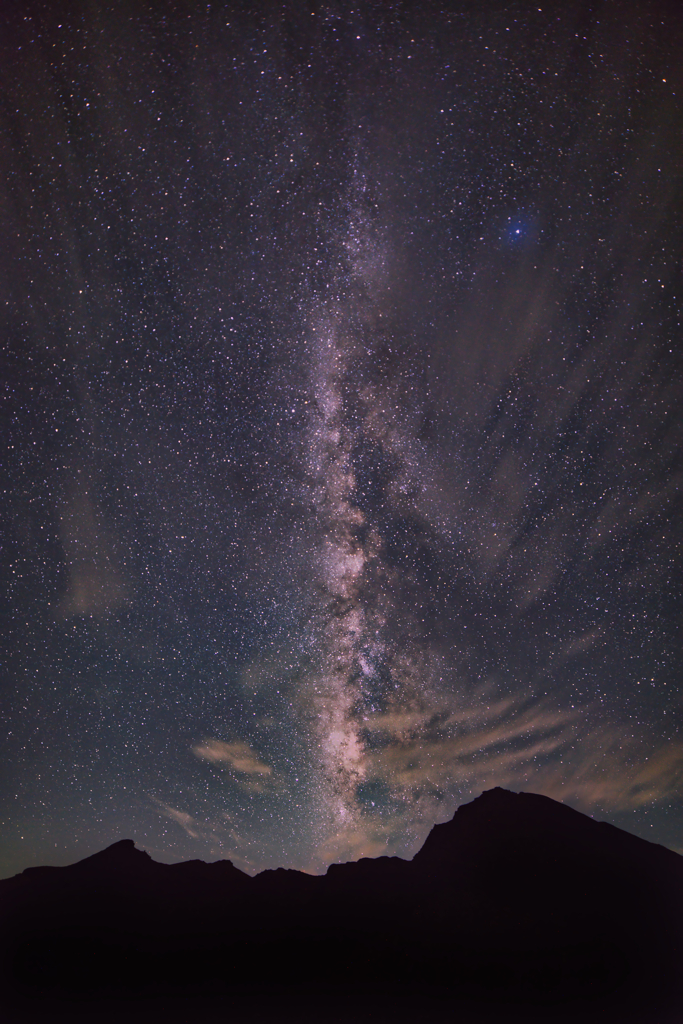 milky way on mt.ontake at Jul,25 2025