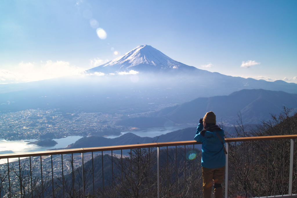 twin terrace & mt.kurodake at 10:17 Dec,