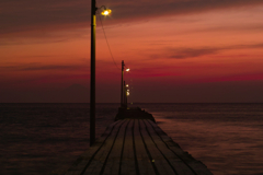 haraoka pier at 19:24 17,Jun 2022