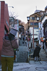 ikaho stone stairs at 15:34 Jan,17 2025