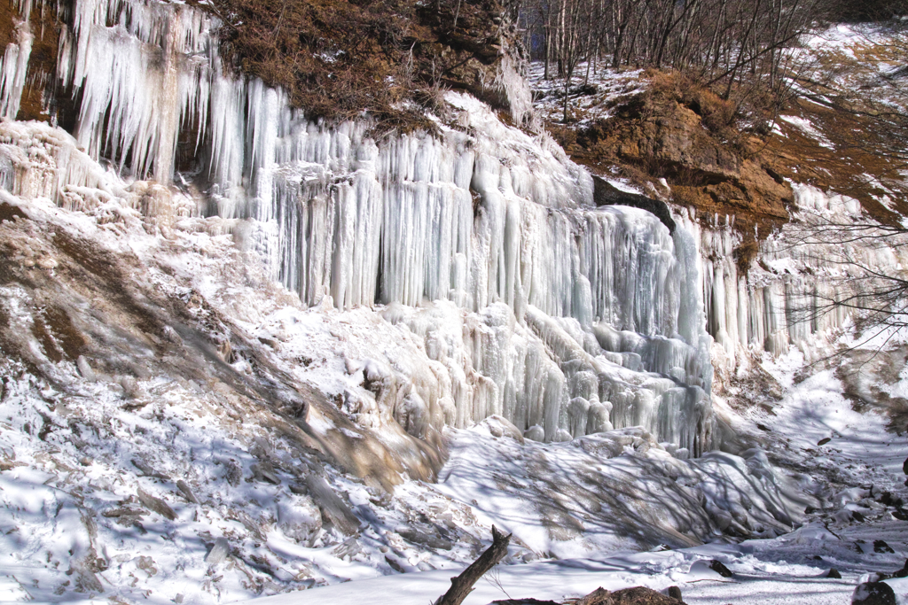Icefall in mtakagisan at 12:14 Jan,18 20
