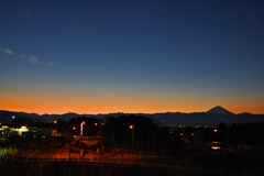 mt.fuji at 6:22 13,Jan 2023 in futaba SA