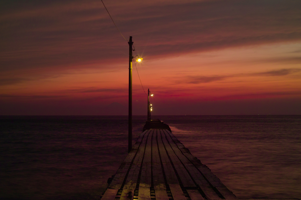 haraoka pier at 19:27 17,Jun 2022