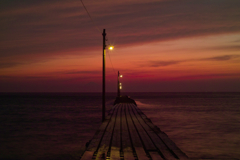 haraoka pier at 19:27 17,Jun 2022