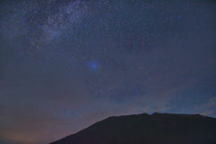 milky way on mt.ontake