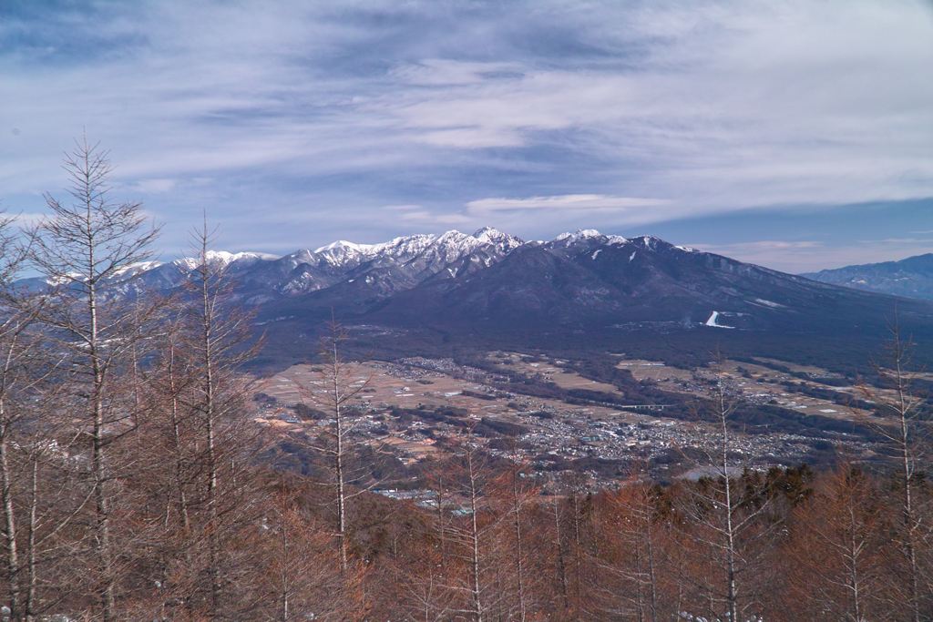 mt.yatsugatake from top of mt.nyukasa