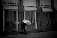 雨の銀座