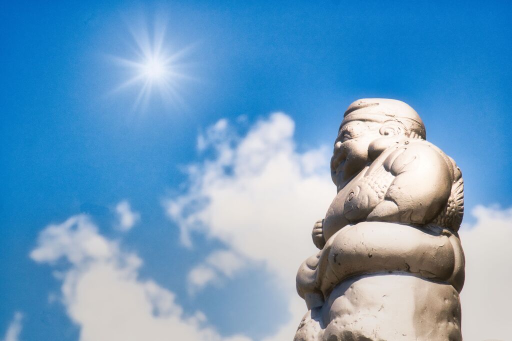 あ～いい天気ですね～