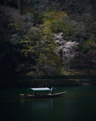 嵐山にて