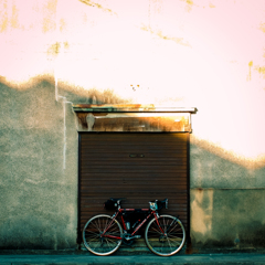 錆と自転車
