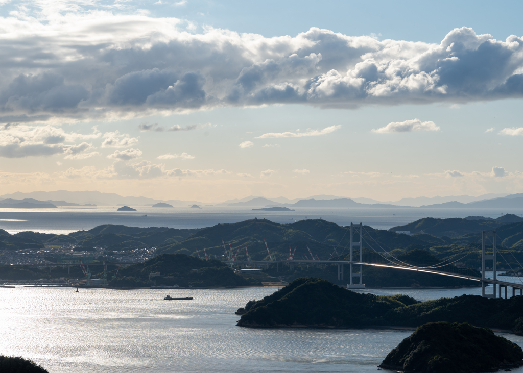 来島海峡を望む