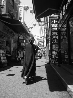 中華街を歩く。