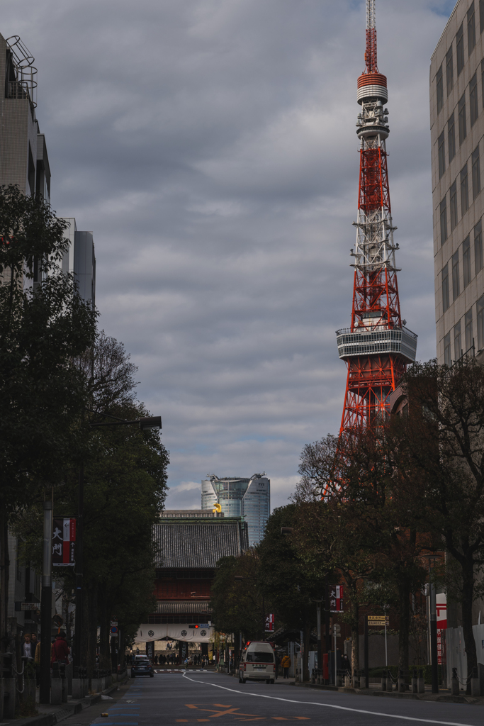 増上寺と東京タワー
