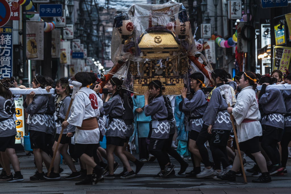 祭りの一コマ