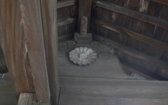 お寺の門の屋根