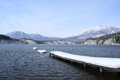 野尻湖　冬
