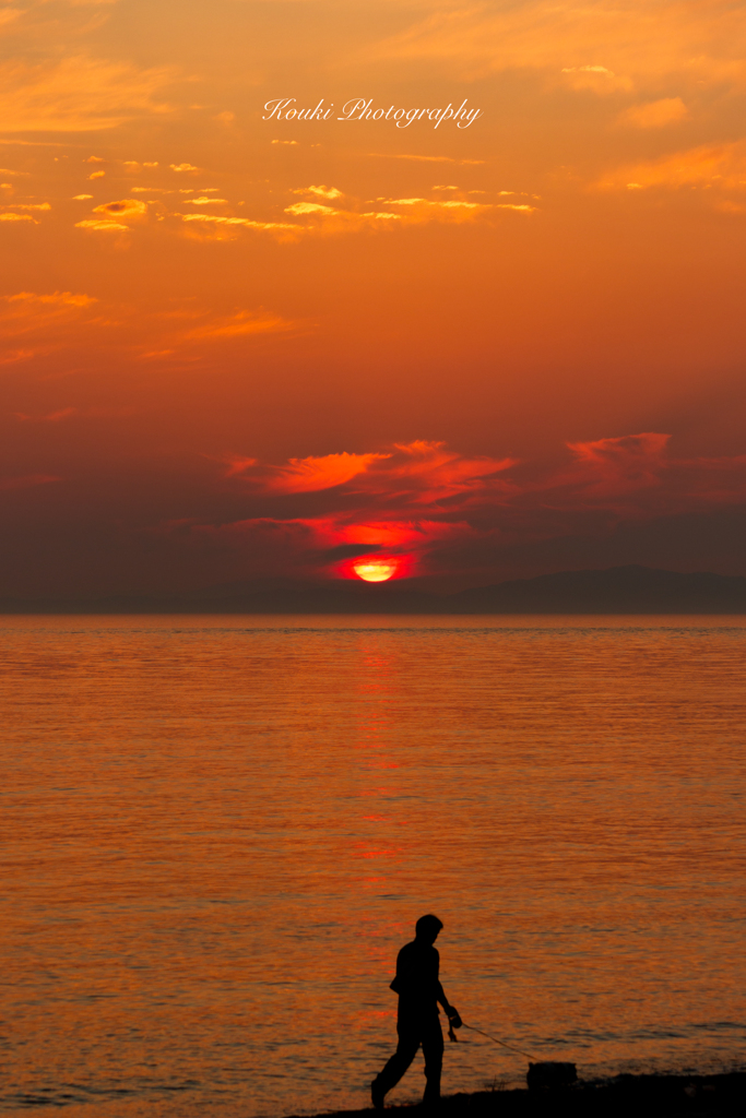 ある日の夕暮れ時