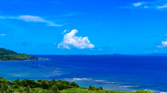 石垣島の海と空