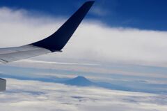 機上からの富士山２