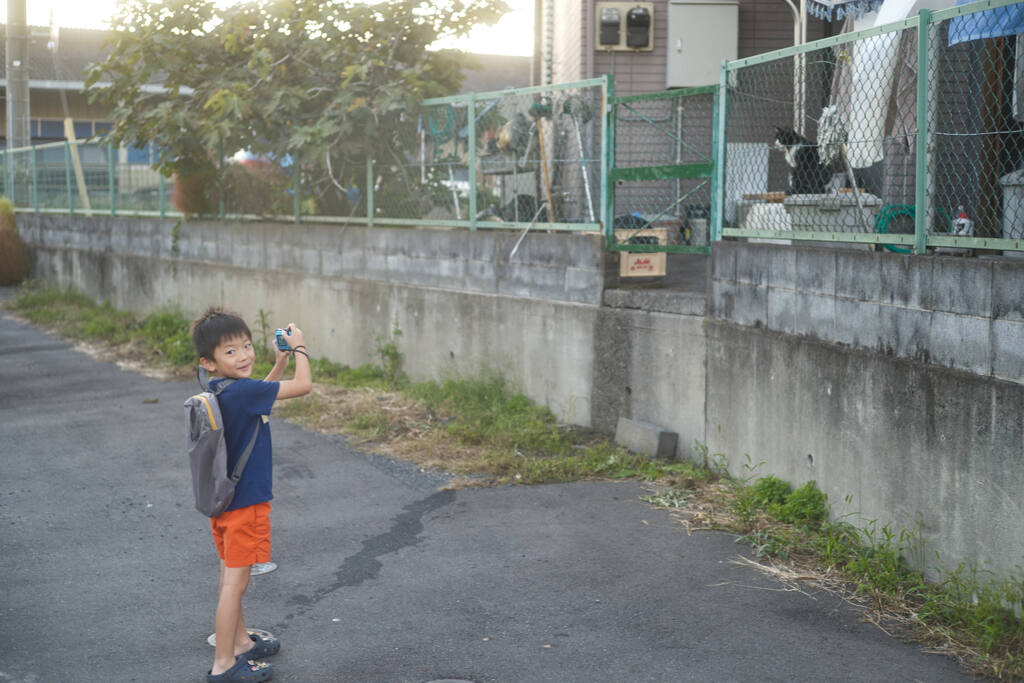 初めての撮影