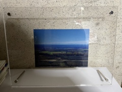 北海道と無地の写真立て…