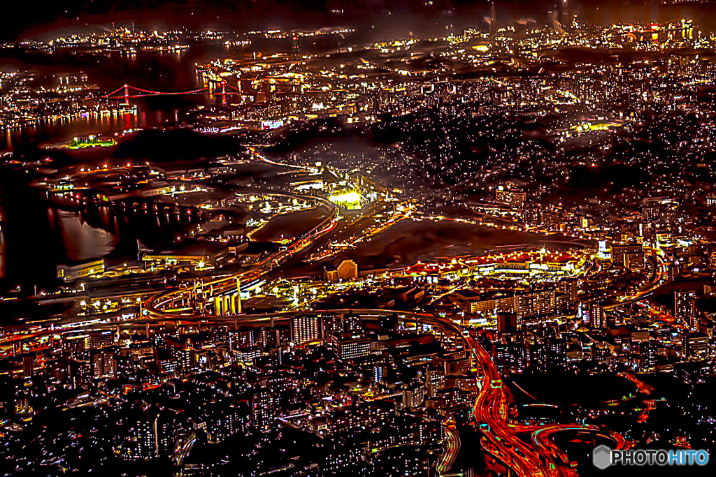 皿倉山展望台からの夜景