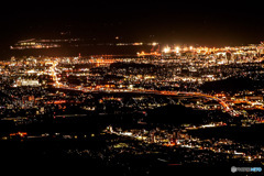 米の山展望台からの夜景