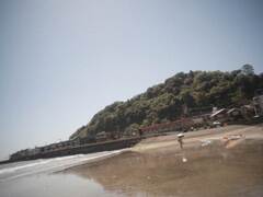 鎌倉、春の由比ヶ浜