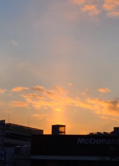 或る夕日（１）